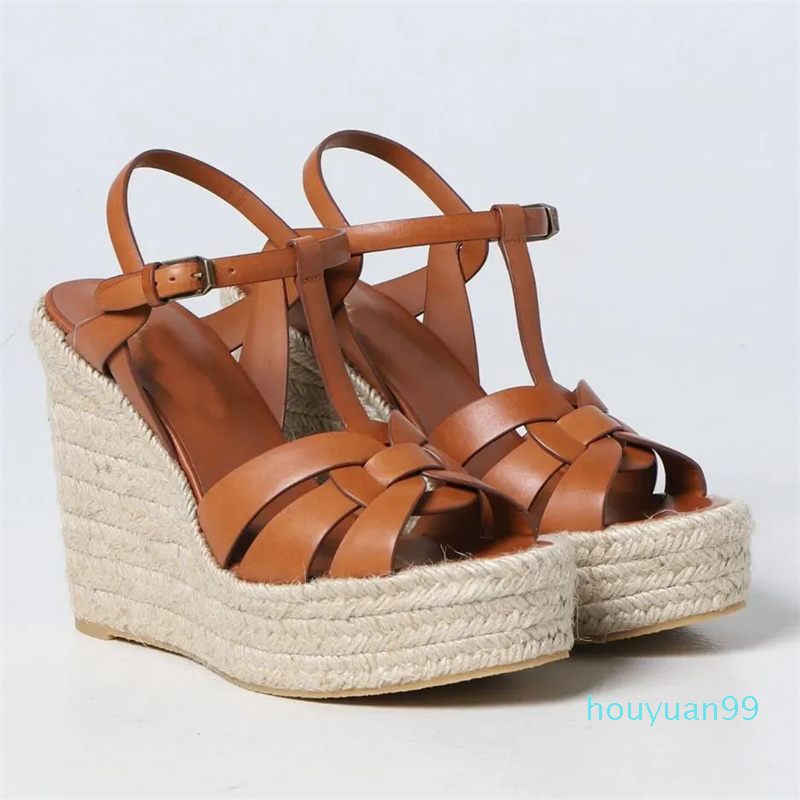 Summer Women Tribute sandal high heels wedges shoes wedge espadrille sandals Luxury design heeled black white leathers pump 35-43
Summer Women Tribute sandal high heels wedges shoes wedge espadrille sandals Luxury design heeled black white leathers pump 35-43