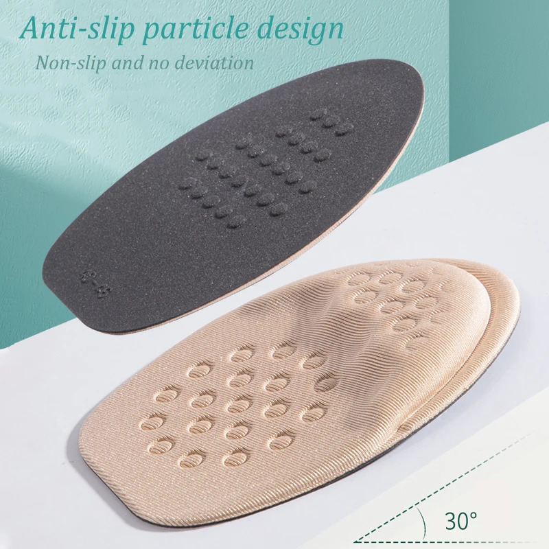 Shoe Parts Accessories Half Insoles for Shoes Inserts Forefoot Insert Nonslip Sole Cushion Reduce Size Filler High Heels Pain Relief Pads 231124