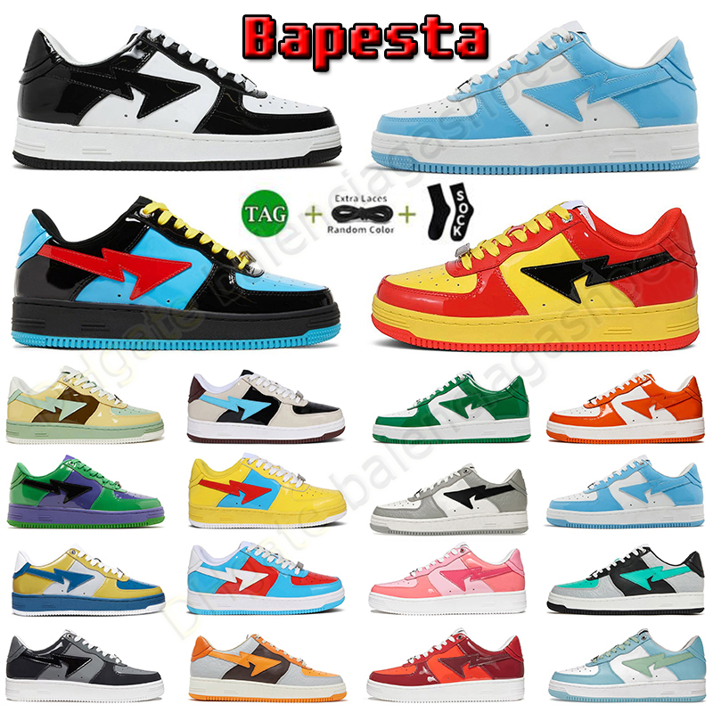2023 Designer Bapestas Running Shoes Platform Sneakers Top Leather Black White Camo Combo Pink Pastel Venom ABC Bapesta Baped Sk8 Sta Men Women Trainers 36-45, D8 35-42
2023 Designer Bapestas Running Shoes Platform Sneakers Top Leather Black White Camo Combo Pink Pastel Venom ABC Bapesta Baped Sk8 Sta Men Women Trainers 36-45, D8 35-42