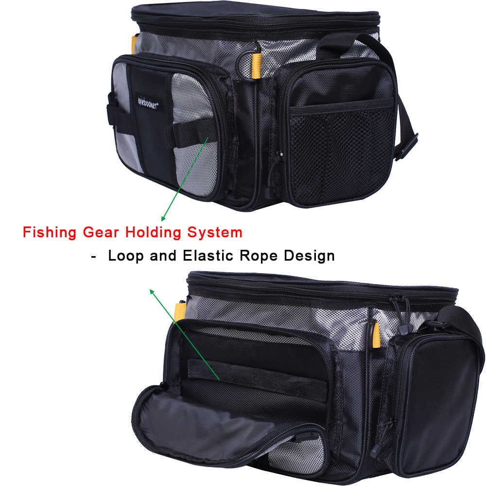 Outdoor Bags MultiPurpose Small Fishing Tackle Hand Bags Lure Box Storage Bag Fishing Gear Sling Shoulder Pack J230424