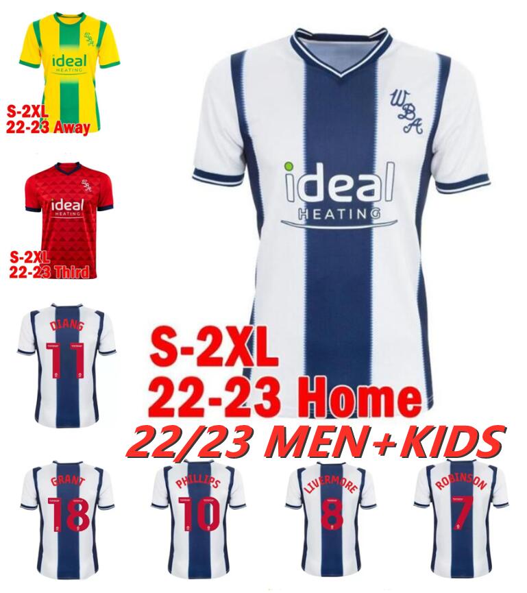 22 23 West Bromwich third Soccer Jerseys LIVERMORE DIANG BRUNT Albion football shirt 2023 Home Away Robson-Kanu PHILLIPS Men Kits sets uniforms yellow 888
22 23 West Bromwich third Soccer Jerseys LIVERMORE DIANG BRUNT Albion football shirt 2023 Home Away Robson-Kanu PHILLIPS Men Kits sets uniforms yellow 888
