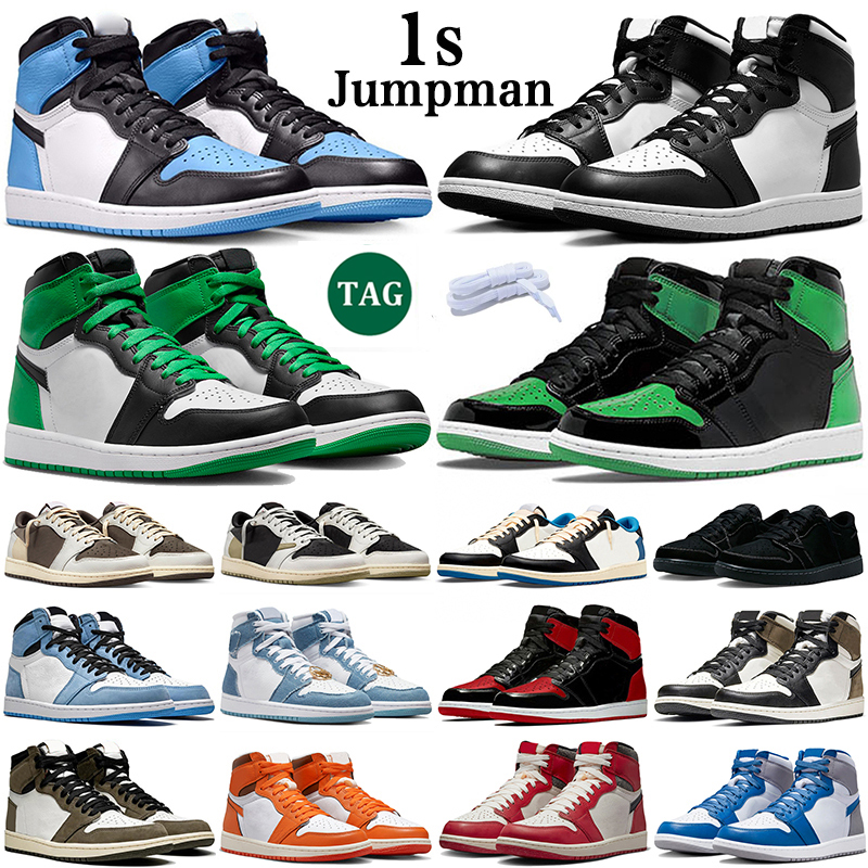 retro high 1 Jumpman 1s basketball shoes men women outdoor UNC Toe Lucky Green Patent Black White Reverse Mocha Olive Lost And Found mens trainers sports sneakers, (1) 36-45
retro high 1 Jumpman 1s basketball shoes men women outdoor UNC Toe Lucky Green Patent Black White Reverse Mocha Olive Lost And Found mens trainers sports sneakers, (1) 36-45