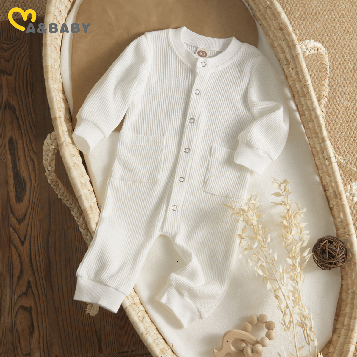 Rompers Ma Baby 0-24M born Infant Baby Boy Girl Jumpsuit Soft Long Sleeve Romper Casual Fall Spring Clothing 230425