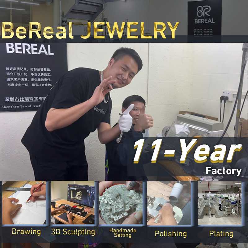 Custom 10k Solid Cuban Necklace Vvs Moissanite Dia Tester Pass Ice Out Hip Hop 14k Real Gold Chain 5mm 6mm 7mm 8mm