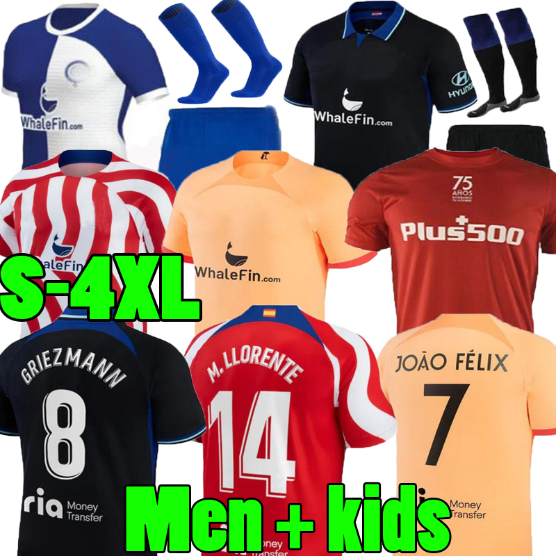 XXXL soccer jerseys 20 21 22 23 24 JOAO FELIX 2023 2024 M. LLORENTE MORATA camiseta football shirts uniforms Men kids kit GRIEZMANN PAUL CARRASCO Atletico MadridS, 22/23;home
XXXL soccer jerseys 20 21 22 23 24 JOAO FELIX 2023 2024 M. LLORENTE MORATA camiseta football shirts uniforms Men kids kit GRIEZMANN PAUL CARRASCO Atletico MadridS, 22/23;home