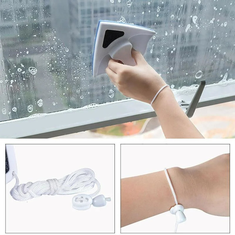 Cleaning Brushes Magnetic Window Cleaner Brush for Washing Windows Wash Home Magnet Household Wiper Cleaner Cleaning Tool Glass Window 231124