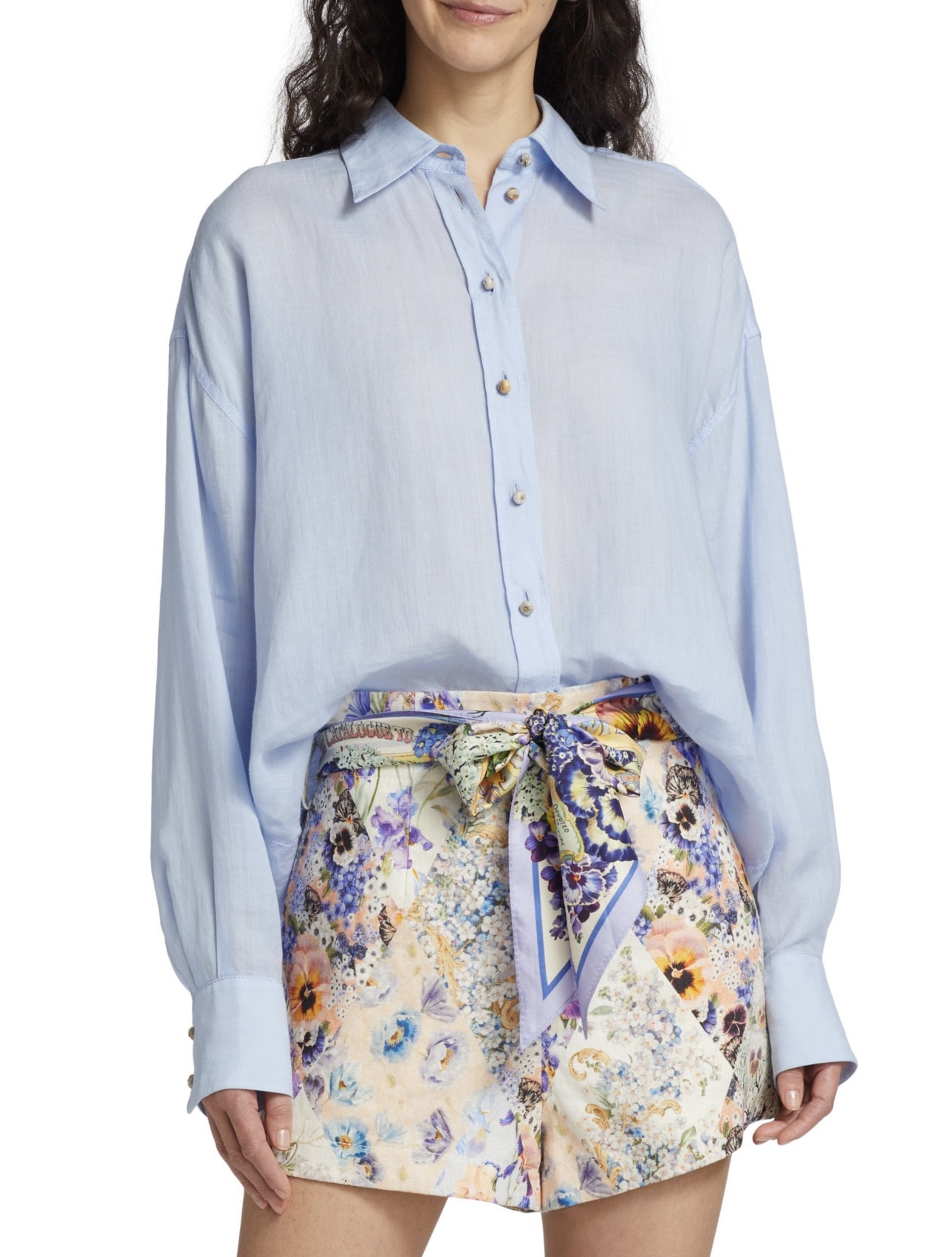 Women's Blouses & Shirts 2023 Australian trendy Tama series silk organza long sleeved shirts, Sky blue
Women's Blouses & Shirts 2023 Australian trendy Tama series silk organza long sleeved shirts, Sky blue