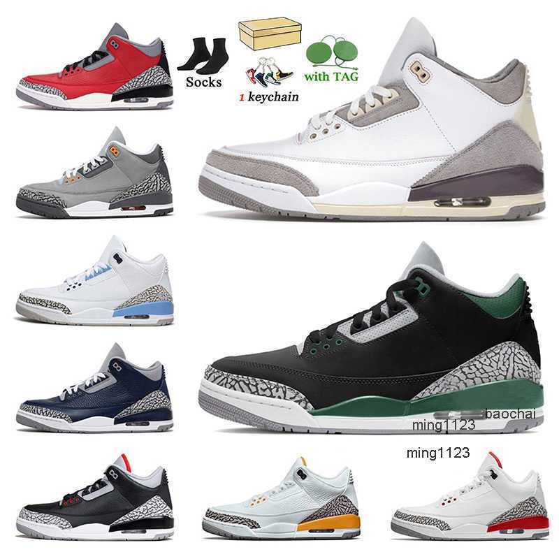 2023 Fashion Mens Trainers Casual Shoes A Ma Maniere Pine Green UNC Laser Orange Racer Blue Georgetown Cool Grey Sneakers White Cement