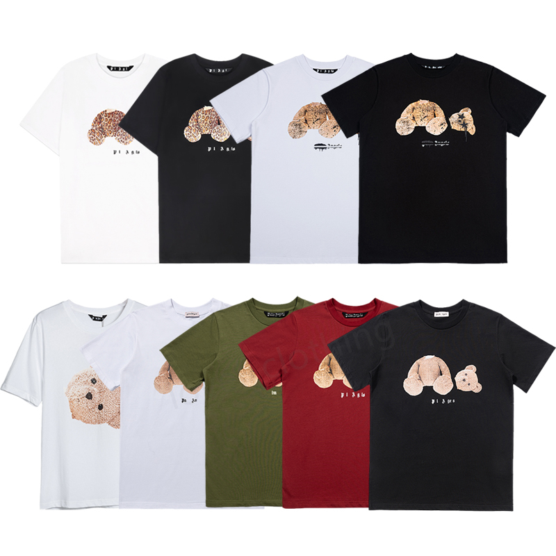 Mens women T shirts Palms Designer Angle short sleeve Summer Fashion brand leisure tide Cottons Bear letter print Luxurys tops Clothing Size S
Mens women T shirts Palms Designer Angle short sleeve Summer Fashion brand leisure tide Cottons Bear letter print Luxurys tops Clothing Size S