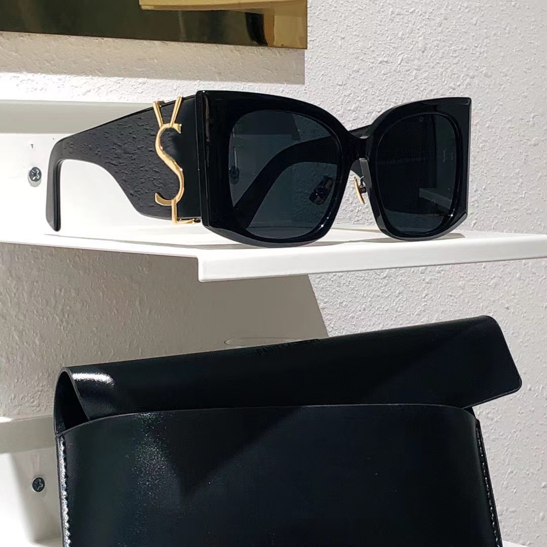Luxury sunglasses designer women's metal logo Y high beauty plate frame retro large square male sunglasses slm119
Luxury sunglasses designer women's metal logo Y high beauty plate frame retro large square male sunglasses slm119