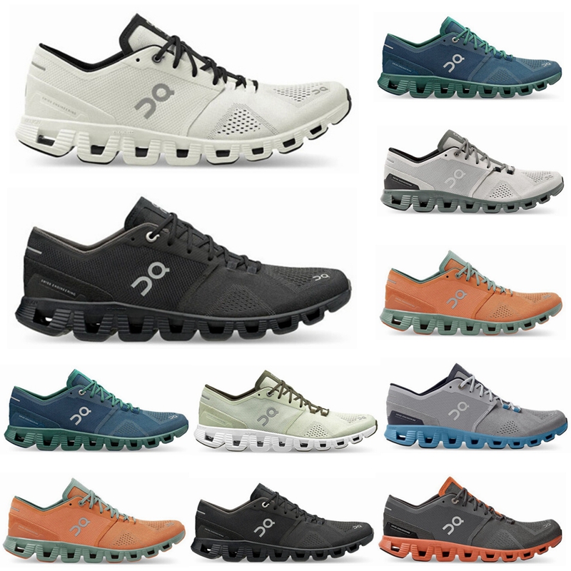 Designer Mens On Cloud X Running Shoes White Black Rust Rock Grey Storm Blue Tide Orange Sea Green Blue Sneakers On Clouds Sports Women Trainers
Designer Mens On Cloud X Running Shoes White Black Rust Rock Grey Storm Blue Tide Orange Sea Green Blue Sneakers On Clouds Sports Women Trainers