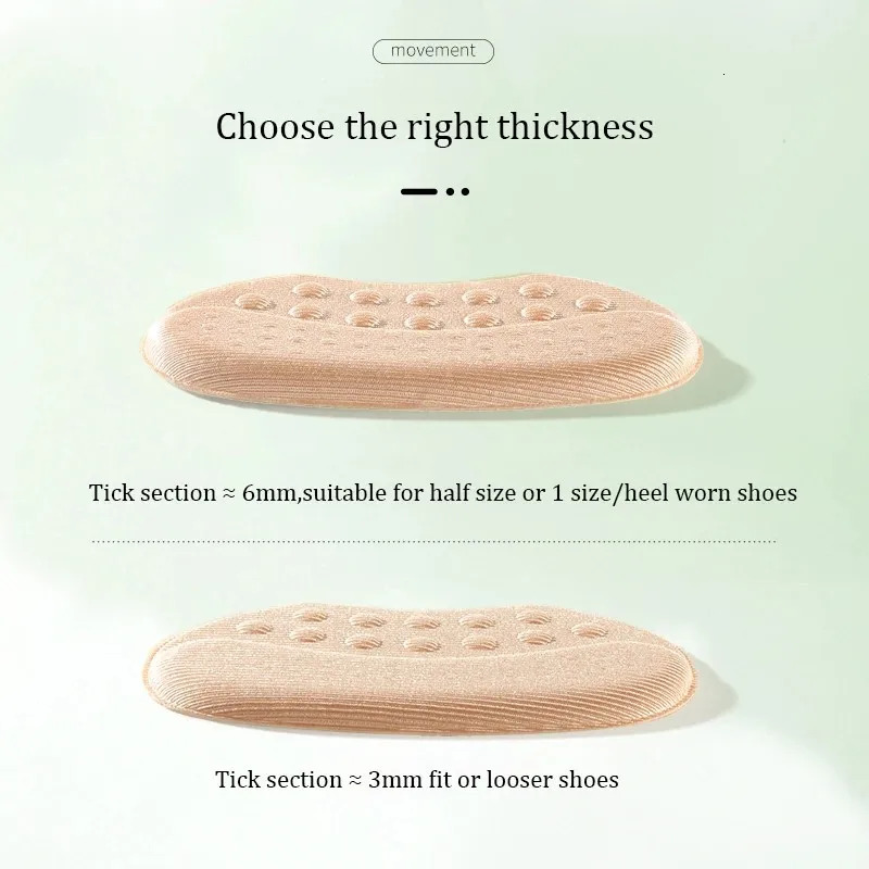 Shoe Parts Accessories Pads for High Heels Pain Relief Antiwear Cushion Heel Protectors Shoes Sticker Foot Care Liner Grip Insole Insert Pad 231124