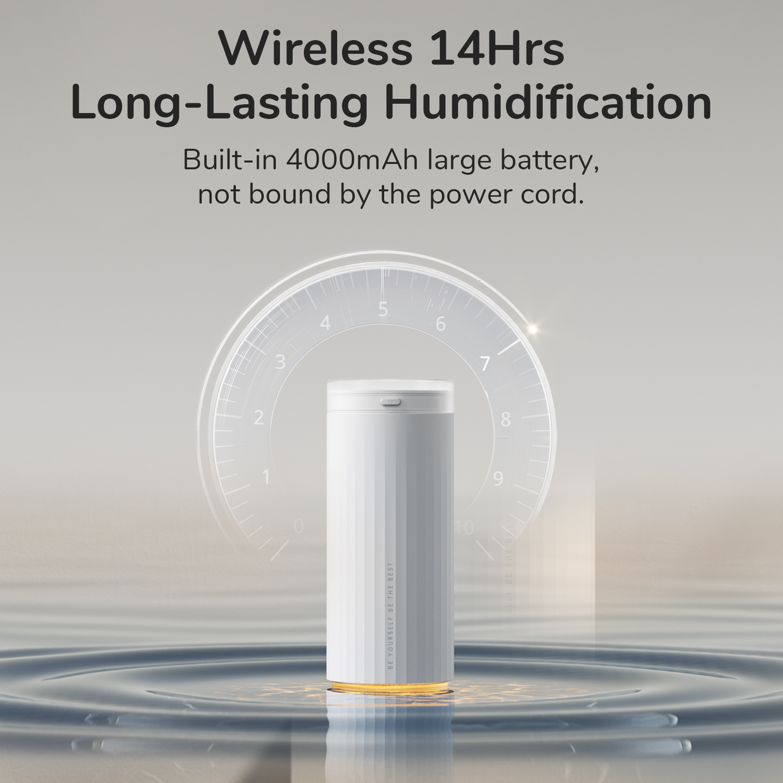 Other Home Garden JISULIFE Small Humidifiers 500ml Desk Night Light Function Quiet Electric Aroma Diffuser Air Car 230424