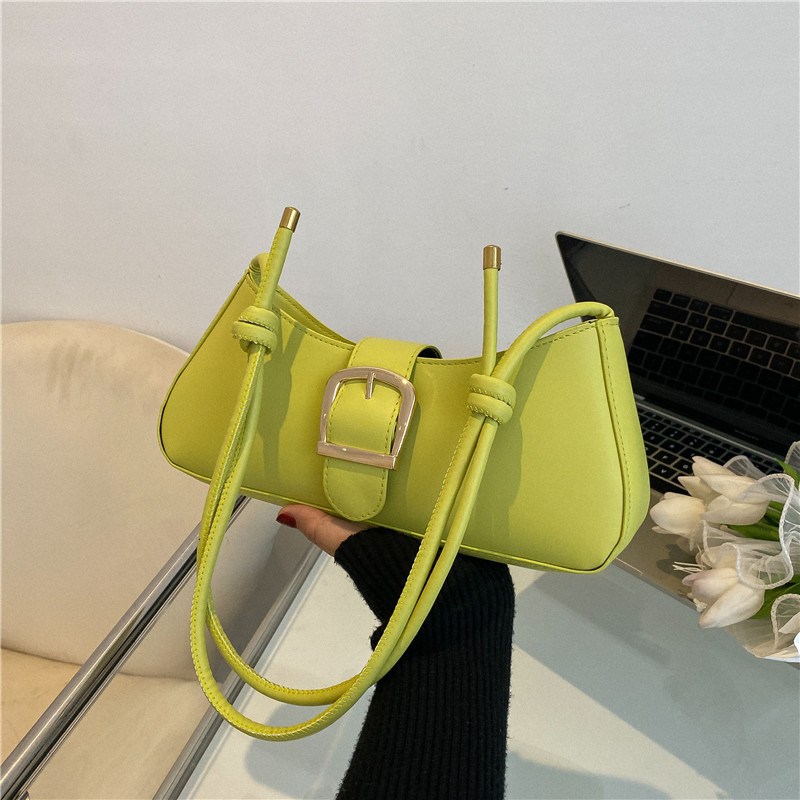 Evening Bag's Shoulder Solid Color Small Trend Summer 2023 Trendy Crossbody Texture Underarm 230424