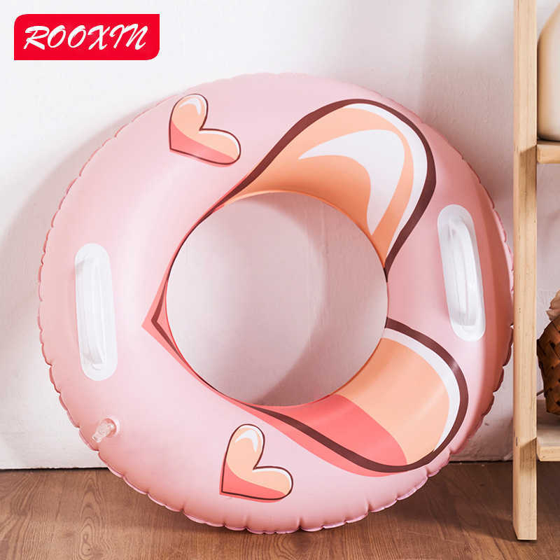 Life Vest Buoy ROOXIN Inflatable For Swimming Ring Thickened Swim Ring Tube For Kids Adult Float Swimming Circle Pool Sand Water Park Equipment J23042