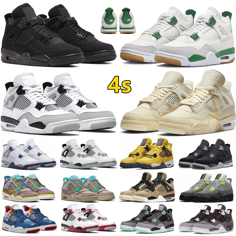 retro 4 Mens Basketball Shoes 4s Pine Green Military Black Cat Sail Seafoam Union X Guava Noir University Blue Thunder Men Women Trainers Sports Sneakers, Color#47
retro 4 Mens Basketball Shoes 4s Pine Green Military Black Cat Sail Seafoam Union X Guava Noir University Blue Thunder Men Women Trainers Sports Sneakers, Color#47