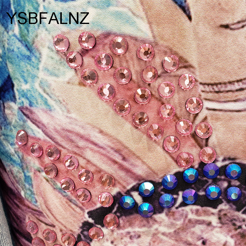 Women's Jackets Women's denim jacket Women's spring and autumn Bohemian sequins flower stickers embroidered jacket Long sleeved jacket 