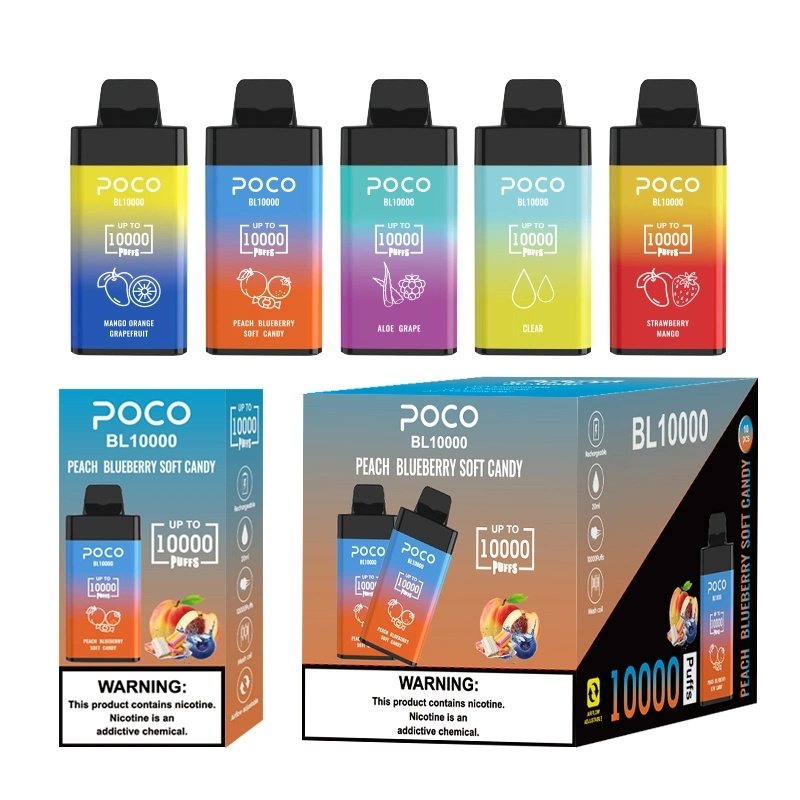 Wholesale Disposable Electronic Cigarette Poco Bl 10000 Puffs Vape Pen Type-C Airflow
Wholesale Disposable Electronic Cigarette Poco Bl 10000 Puffs Vape Pen Type-C Airflow