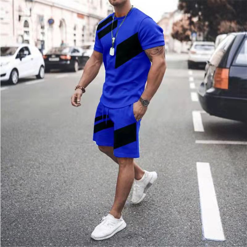 Mens tracksuit man 3D Men's T-shirt Set Sportswear Men's Oversized Clothing T-shirt Shorts Suit football designer tracksuit Men's T-shi