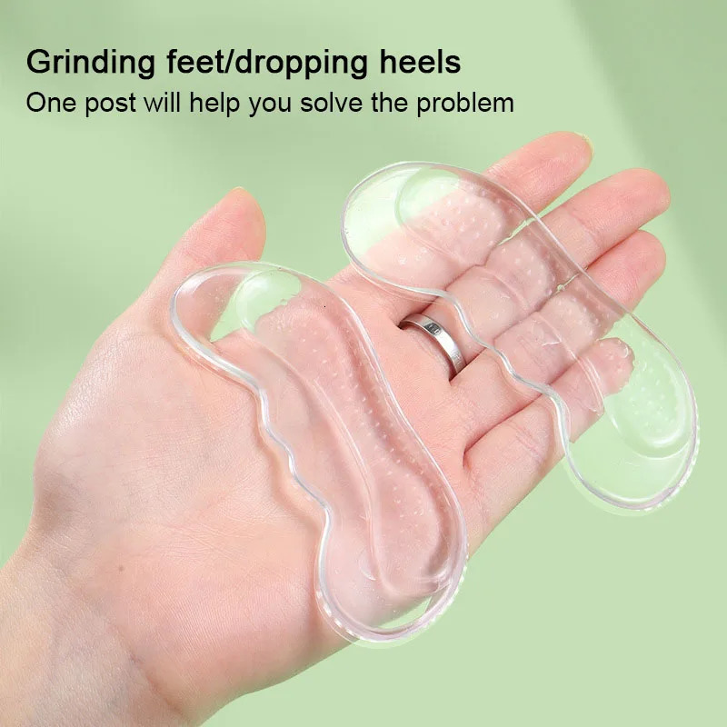 Shoe Parts Accessories Silicone Gel Insoles for Shoes Women High Heel Liner Grips Protector Sticker AntiWear Pad Foot Pain Relief Inserts 231124