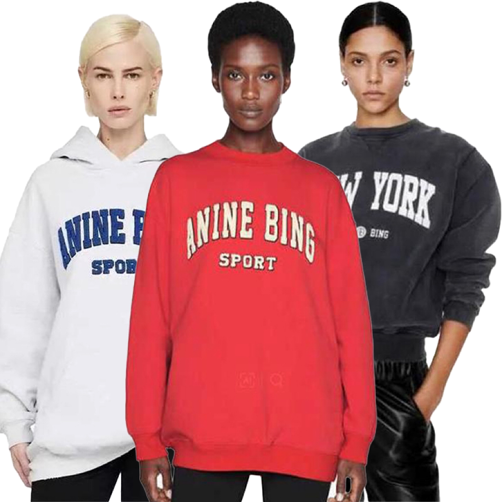 Designer Anine Bing City Women Pullover Sweatshirt New Letter Burst Fleece Sweater Printed Wash Round Neck Female Cotton AB Hoodie oversize, 13
Designer Anine Bing City Women Pullover Sweatshirt New Letter Burst Fleece Sweater Printed Wash Round Neck Female Cotton AB Hoodie oversize, 13