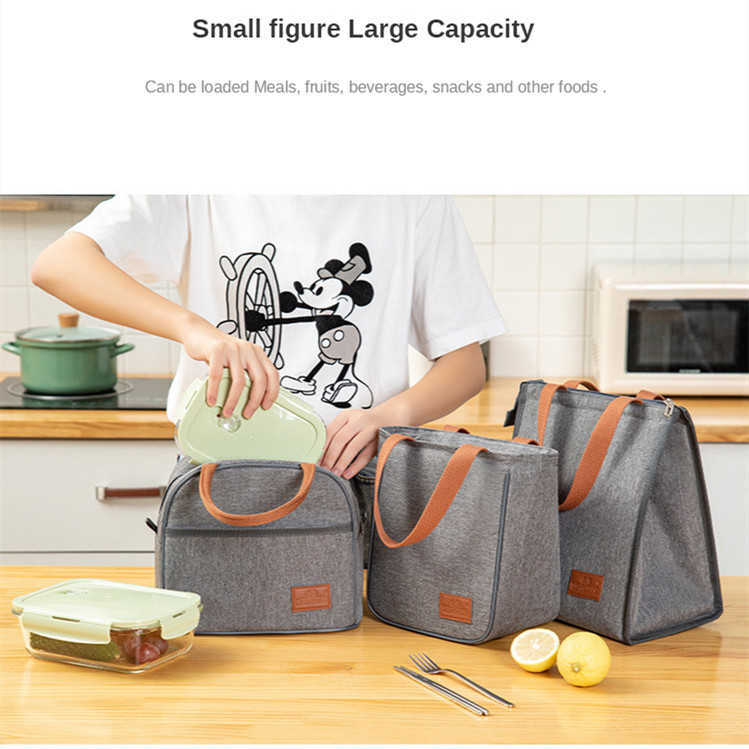 Ice PacksIsothermic Bags High Capacity Lunch Bag Women Outdoor Camping Hiking Food Thermal Pouch Child Picnic Drink Snack Keep Fresh Storage Package I