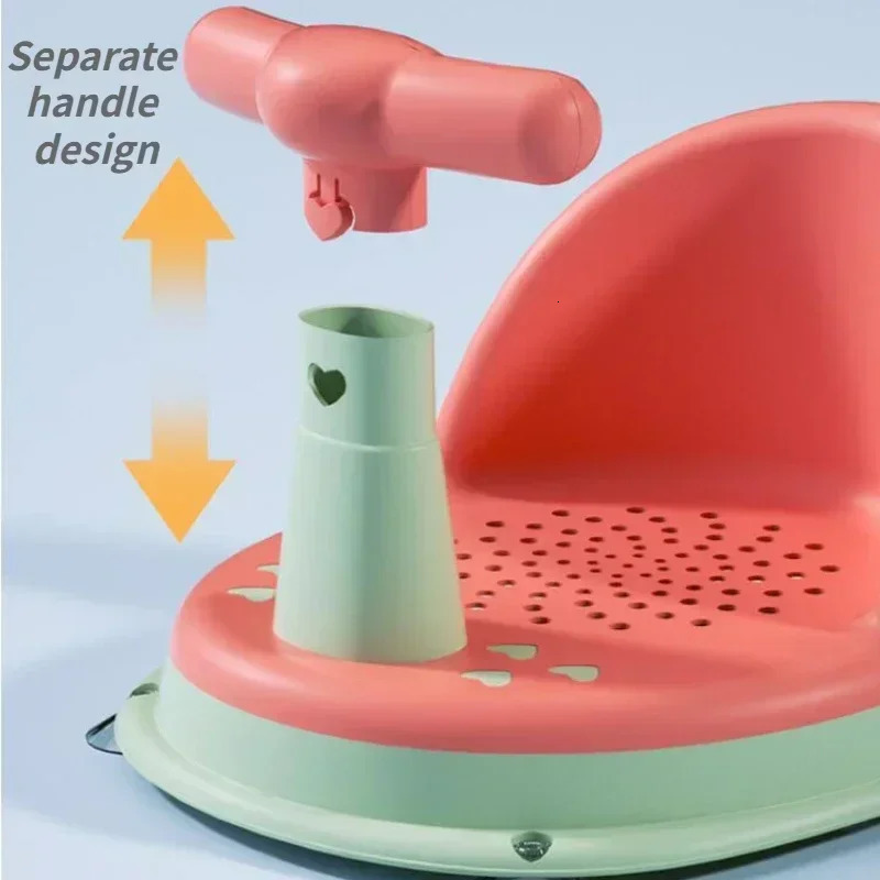 Bathing Tubs Seats Baby Tub Seat Bathtub Pad Mat Chair Safety Anti Slip born Infant Care Children Cute For 6 18 Months 231124