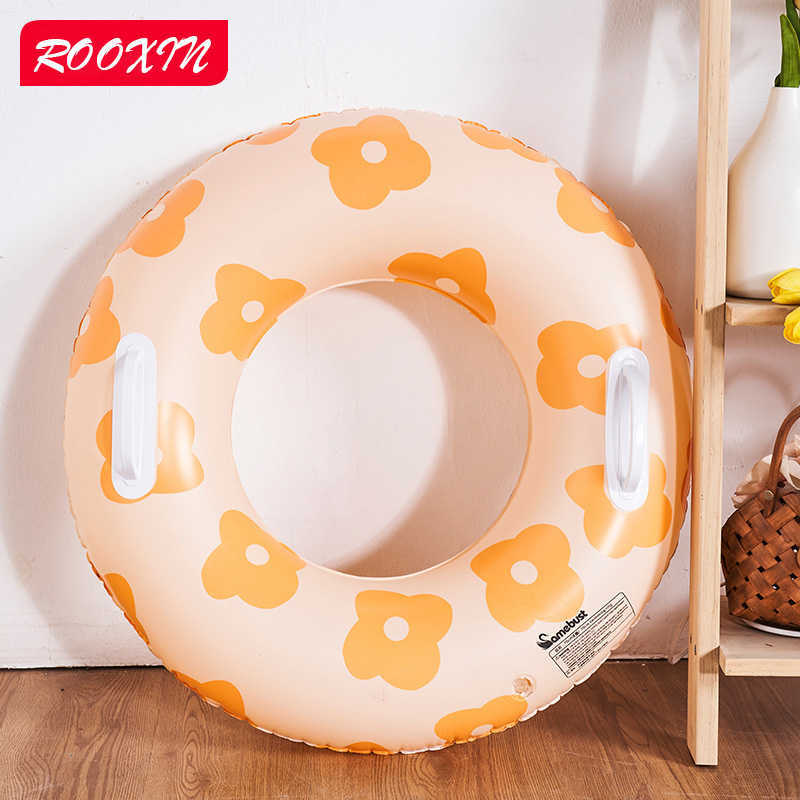 Life Vest Buoy ROOXIN Inflatable For Swimming Ring Thickened Swim Ring Tube For Kids Adult Float Swimming Circle Pool Sand Water Park Equipment J23042