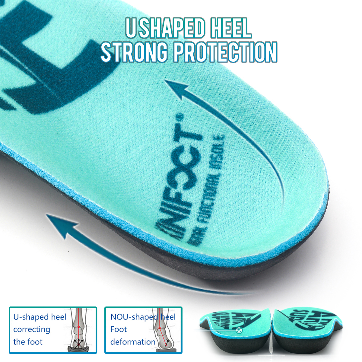 Shoe Parts Accessories EVA Ortic Sports Insole Insert Pad Arch Support Heel Cushion Uniseks Foot Care Ukuran 35 230425