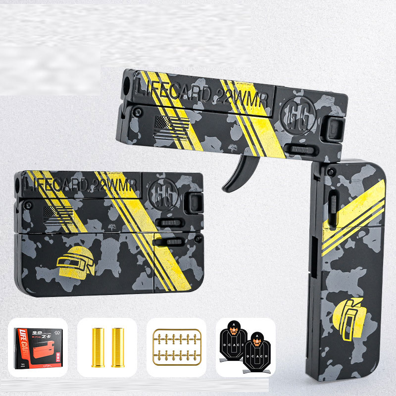 LifeCard Folding Toy Pistol Handgun Toy Card Gun With Soft Bullets Alloy Shooting Model For Adults Boys Children Gifts
LifeCard Folding Toy Pistol Handgun Toy Card Gun With Soft Bullets Alloy Shooting Model For Adults Boys Children Gifts