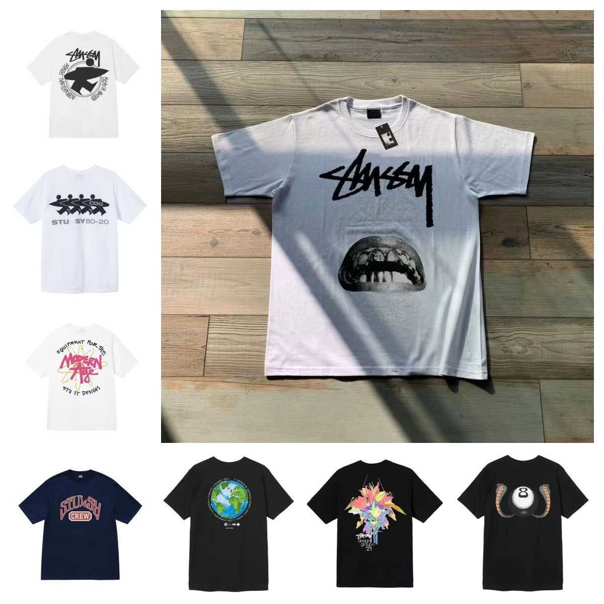 stusyss Summer tshirt Co-branded shirt high-end quality designer tshirt black and white cotton men' and women' short sleeve couple fashion classic series
stusyss Summer tshirt Co-branded shirt high-end quality designer tshirt black and white cotton men' and women' short sleeve couple fashion classic series