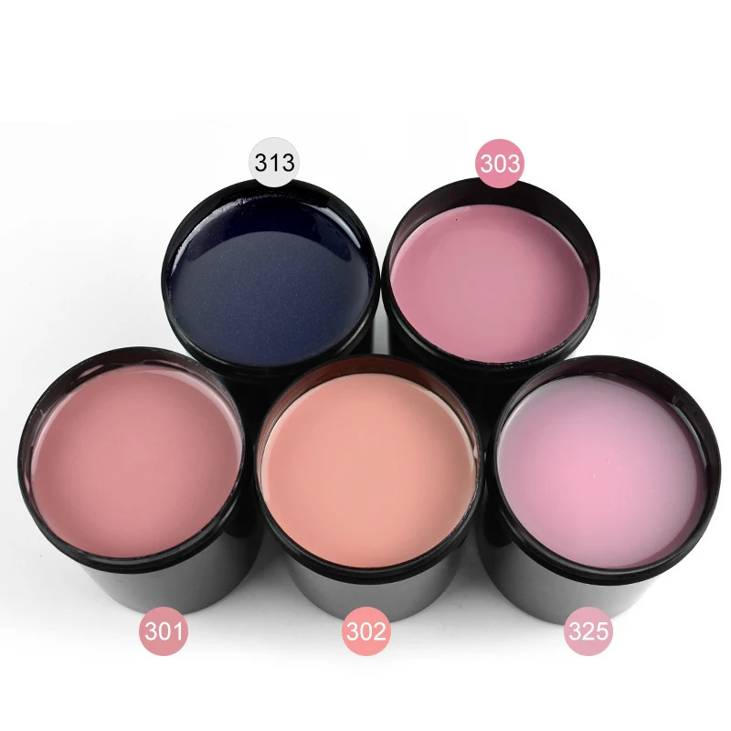 Nail Gel Self Leveling 8 oz 225 g Extension French Nails 25 Colors Soak Off UV LED Varnishes Camouflage Nail Gel Tips Topcoat 231124