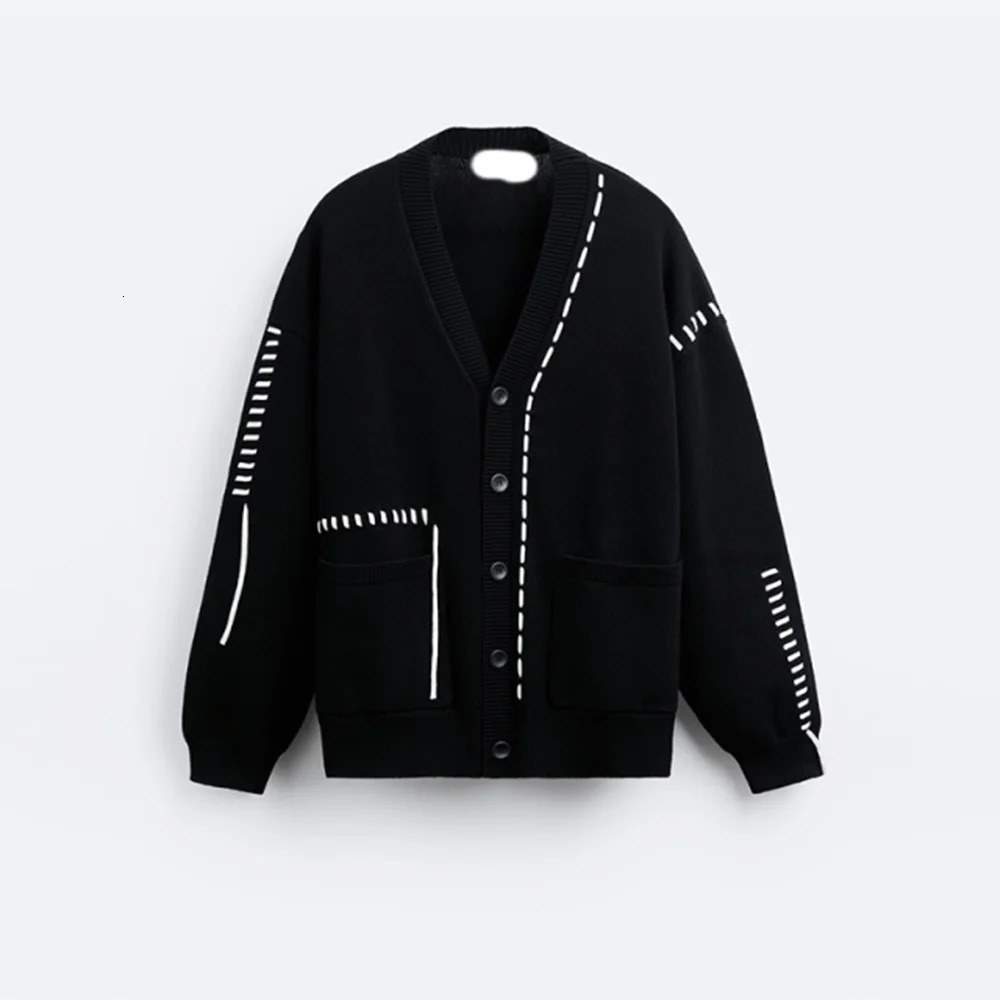 Men s Sweaters 2023 Autumn Winter Fashion Selling Knitted Cardigan Drawstring Style Coat 231124