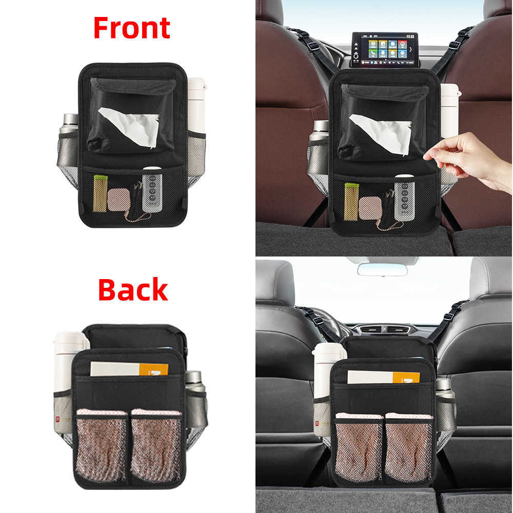 Car Net Pocket Handbag Holder Between Seats Back Storage Organizer Purse Holder for Console Front Seat Storage Barrier