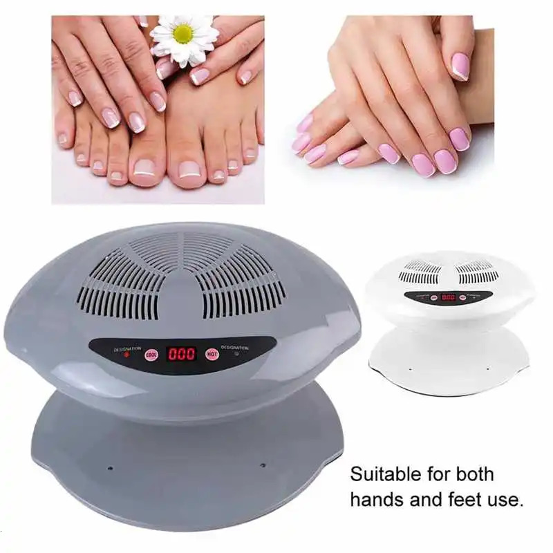 Nail Dryers 400W Warm cool Polish Dryer Fan Manicure Machine Art Equipment Fast Curing Lamp Tool 231123