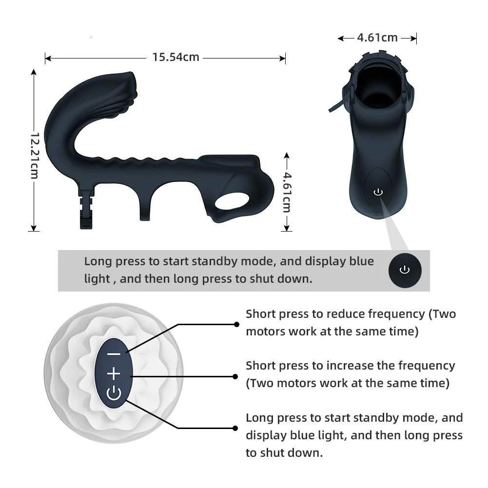 adult toys 2026 New Cockrings Cock Vibrator Penis Sleeve Rings Cockring Remote Control Vibration Couple Sex Toys Vagina Clitoris Stimulator Adult Supp