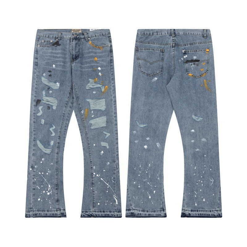men's jeans High version Gallerys Street with women's wash water pants trendy brand T230425, Blue
men's jeans High version Gallerys Street with women's wash water pants trendy brand T230425, Blue