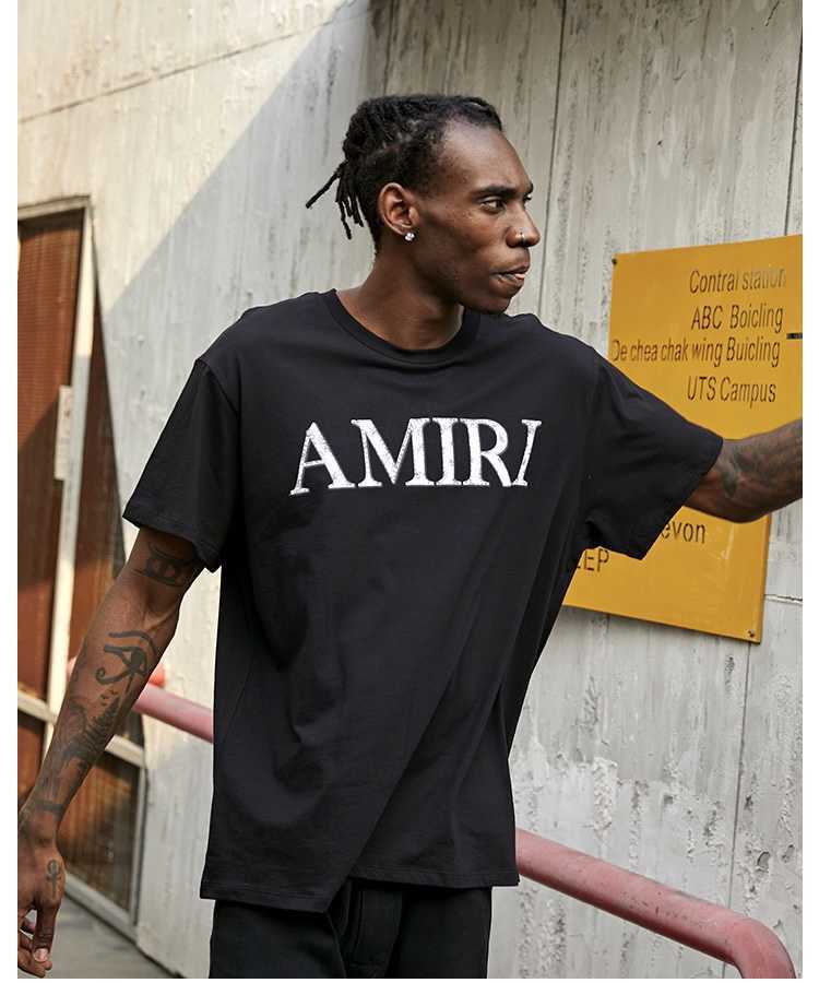 Designer Fashion Clothing Tees Tshirt Amiiri Casual Fashion Brand High Street Black White Cashew Letter Print Loose Short Sleeve Men's T-shirt
Designer Fashion Clothing Tees Tshirt Amiiri Casual Fashion Brand High Street Black White Cashew Letter Print Loose Short Sleeve Men's T-shirt