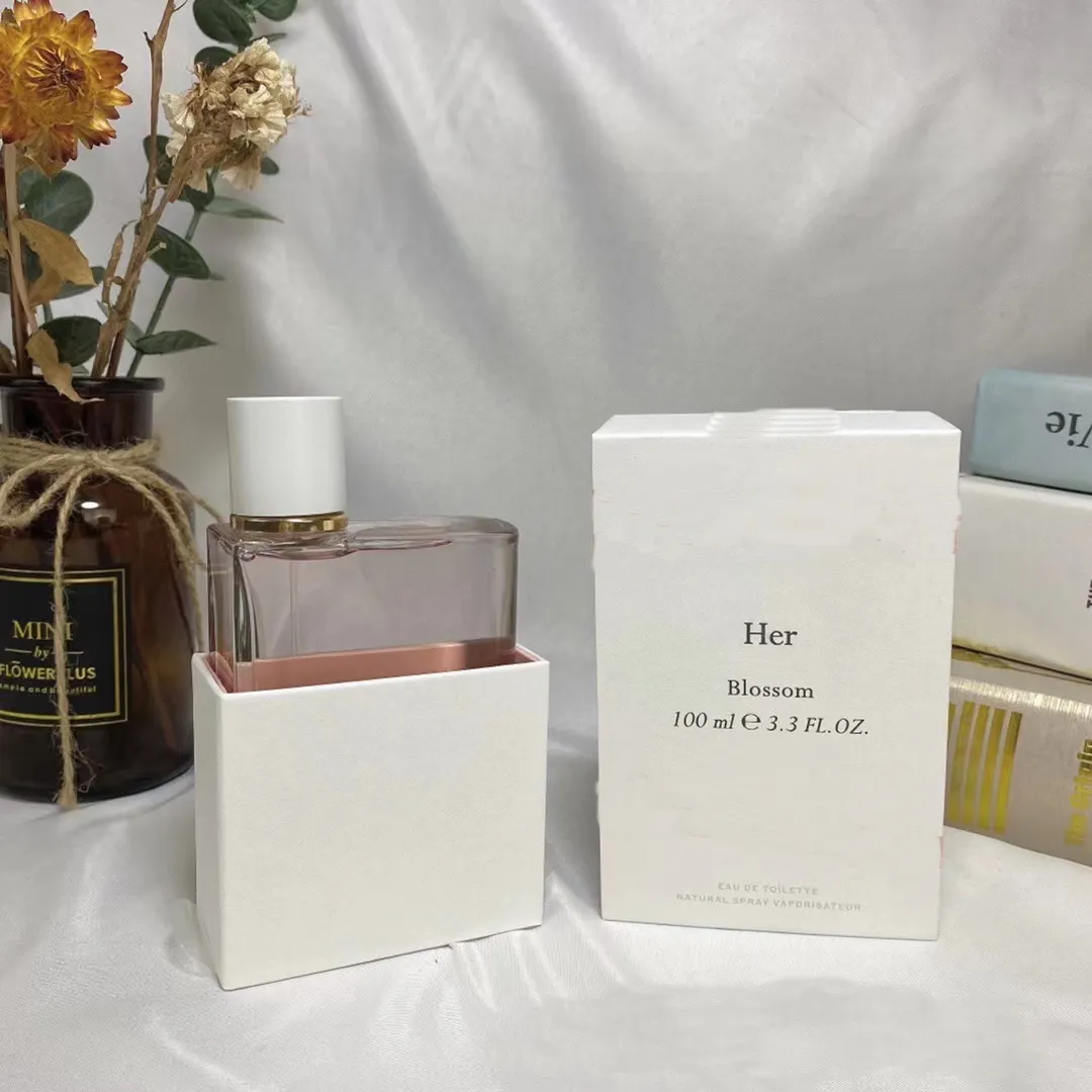 High Quality Women Perfume Her Blossom Eau De Toilette 100ml Floral Fruity Fragrance Long Lasting Good Smell EDT Cologne Natural Spray Parfum Deodorant
High Quality Women Perfume Her Blossom Eau De Toilette 100ml Floral Fruity Fragrance Long Lasting Good Smell EDT Cologne Natural Spray Parfum Deodorant