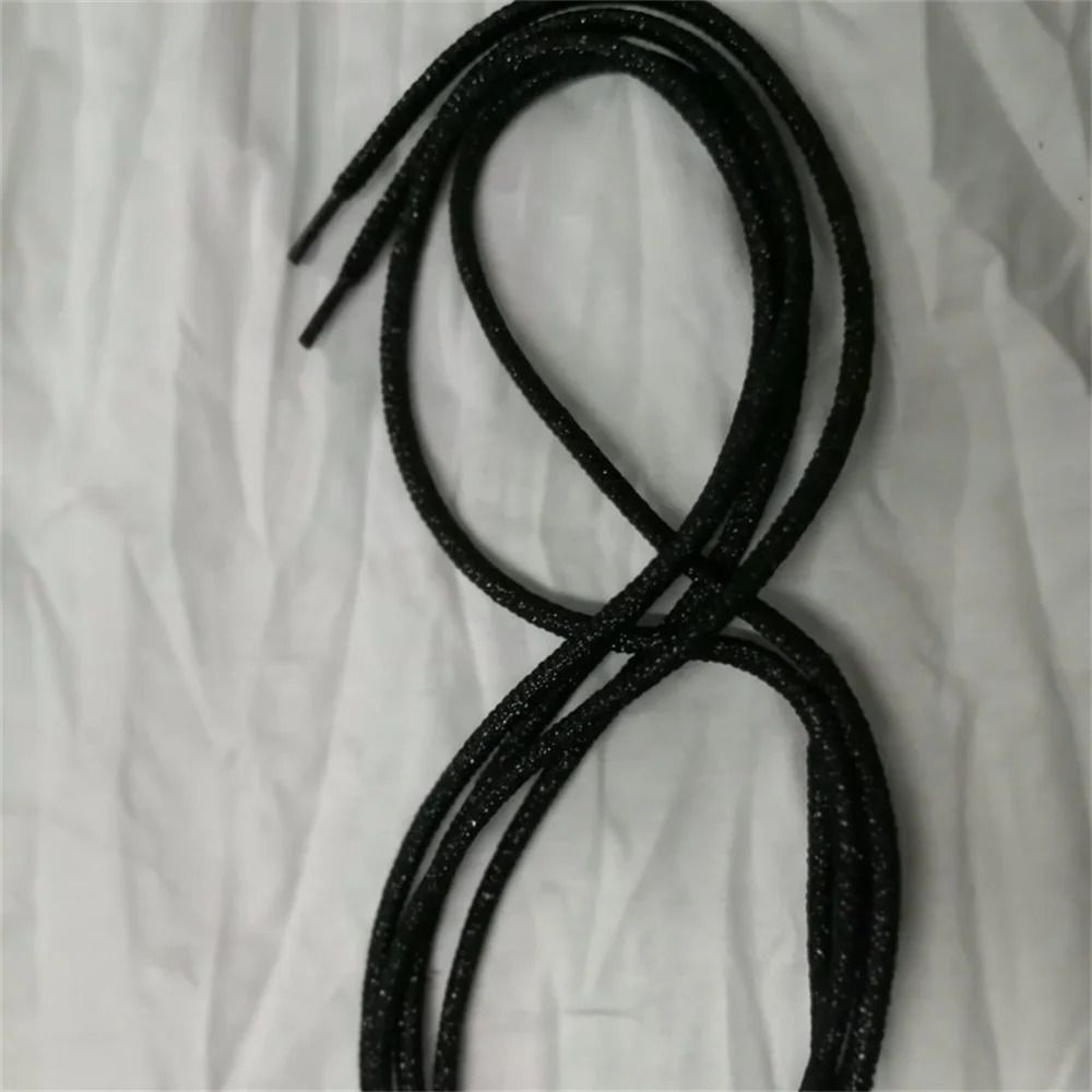 Shoe Parts Accessories 14PAIRS Ribbed Rope Laces Generic 1 Pair Colored Shoelaces Gold And Silver Shiny Useful Belt 231124