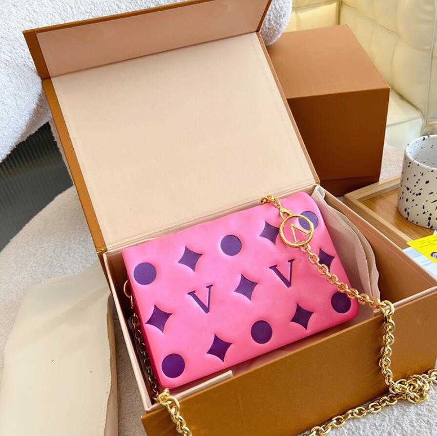 Cousin BB Designer Shoulder Bags Embossed Mini Luxury Woman Fashion Forward Women Crossbody Genuine Purse Wallet Trend M21148