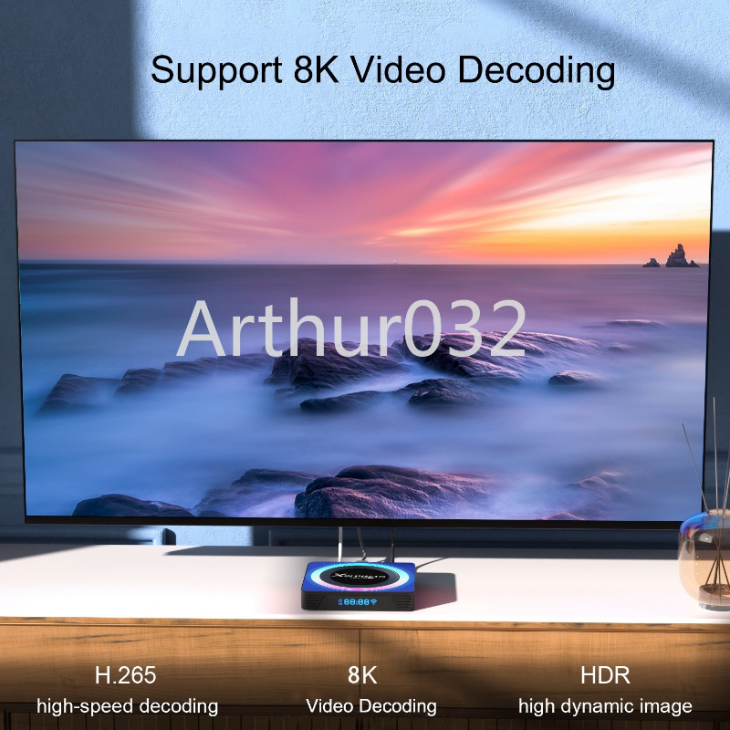 X88 PRO 13 Android 13.0 Smart TV Box 2.4G/5G WIFI6 4GB 32GB 64G 8K HD Media Player BT5.0 RK3528 H.265 Set Top Box
