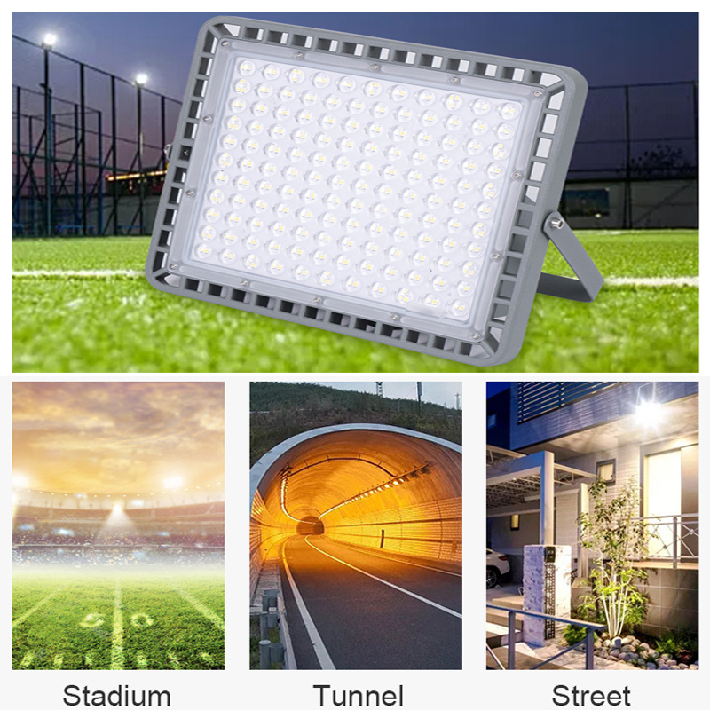 400W LED Ultra-thin FloodLights 150Lm/W Ra80 Outdoor Stadium Light 6500K for Outdoor Waterproof Construction Site Workshop FloodLight Manufacturers CR