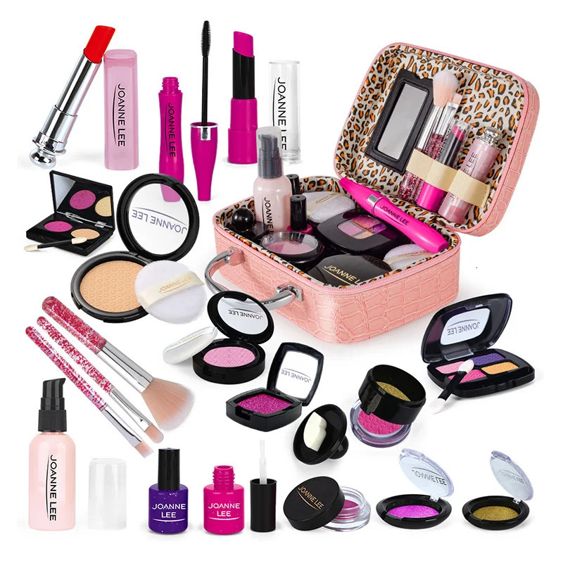 Beauty Fashion Kids Toys Simulation Cosmetics Set Pretend Makeup Girls Play House Make up Educational for Fun Game 231124 - view 4