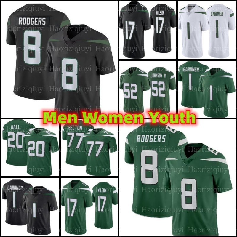 8 Aaron Rodgers New Jersey 1 York Zach Garrett Wilson Jetes Football Sauce Gardner Elijah Moore Jermaine Johnson II Breece Hall Lazard Quinnen Williams, Men jersey
8 Aaron Rodgers New Jersey 1 York Zach Garrett Wilson Jetes Football Sauce Gardner Elijah Moore Jermaine Johnson II Breece Hall Lazard Quinnen Williams, Men jersey