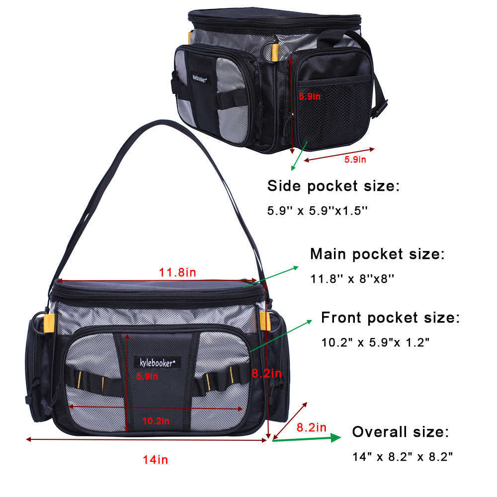 Outdoor Bags MultiPurpose Small Fishing Tackle Hand Bags Lure Box Storage Bag Fishing Gear Sling Shoulder Pack J230424