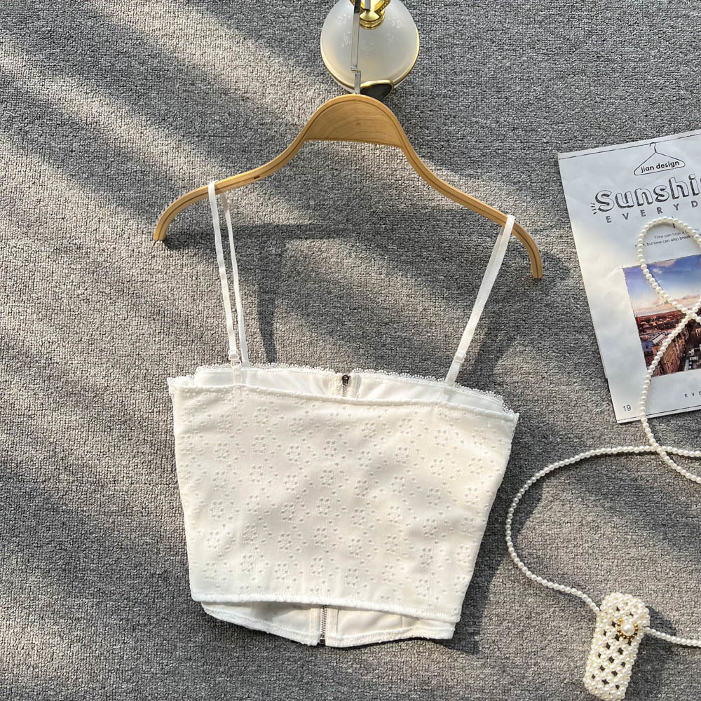 Women's Tanks Camis Spaghetti shoulder strap vest used for butterfly brushed tight corset cut camis Harajuku clothing fashionable women's 23