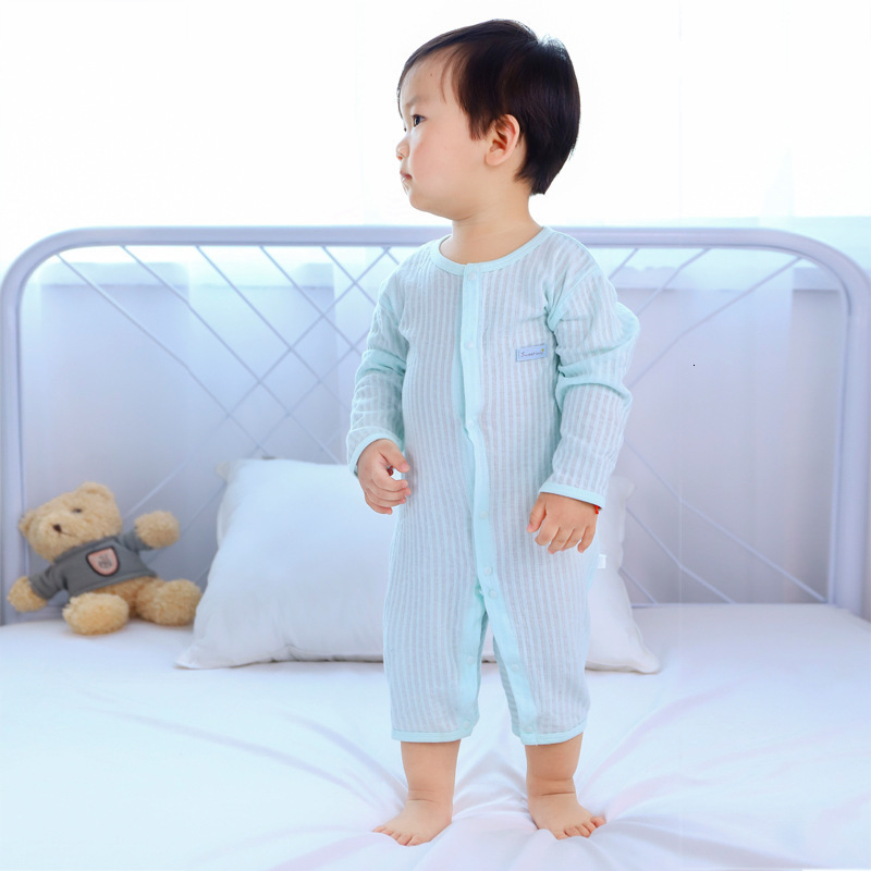 Rompers born Baby Clothes Summer Thin Rompers Infant Baby Boys Girls Soft Cotton Jumpsuit Ir Conditioning Ha Clothes Pajamas Onesie 230425