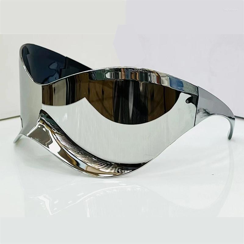 Sunglasses Rimless Y2K Men Women Future Technology Oversized Punk Sports Glasses Hip Hop Goggles One Piece Eyeglasses
Sunglasses Rimless Y2K Men Women Future Technology Oversized Punk Sports Glasses Hip Hop Goggles One Piece Eyeglasses