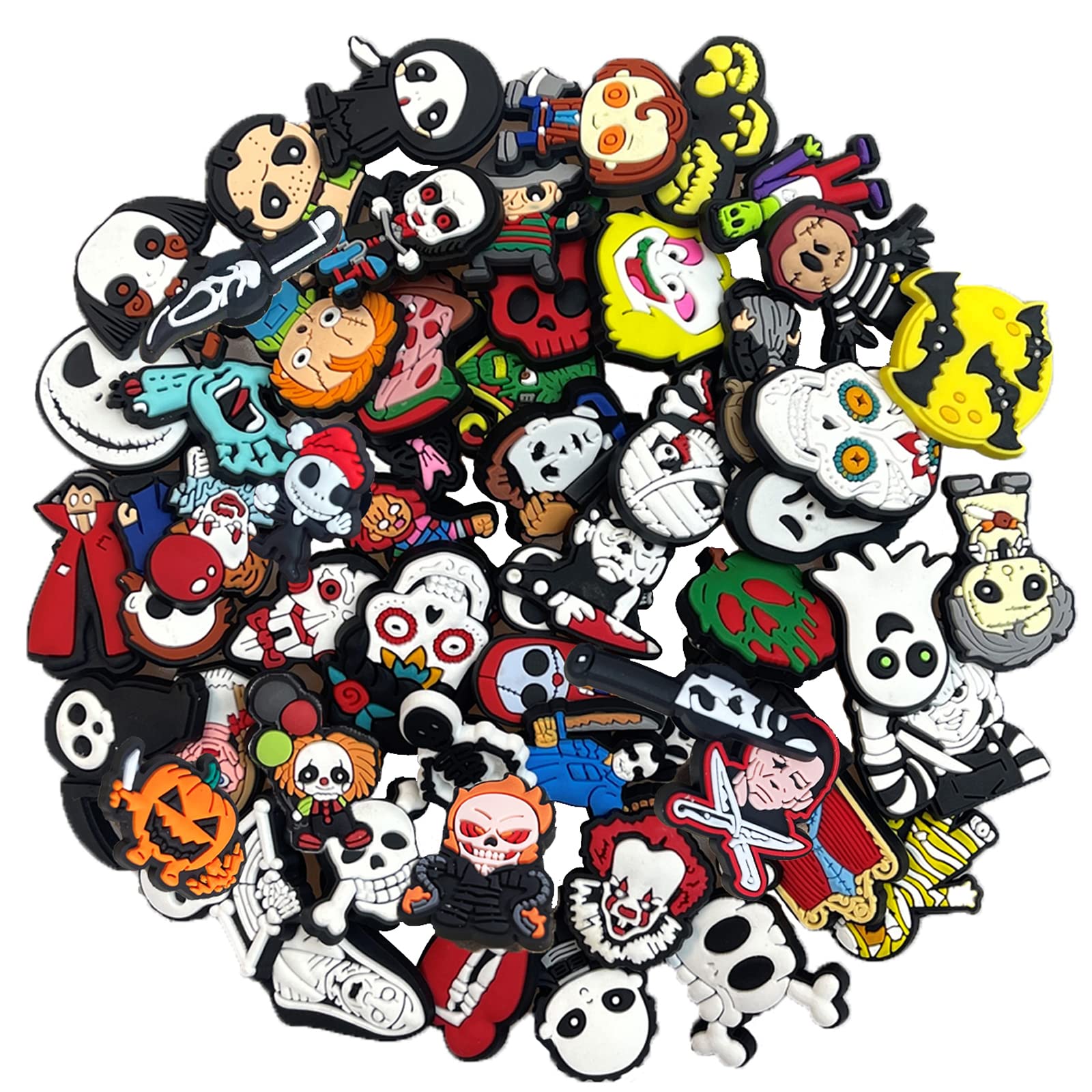 Charms Cartoon Skl Horror Movie Halloween Scary Shoe Bracelet Wristband Thriller Cool Party Gifts Garden Shoes Not Random Decoration Otage
Charms Cartoon Skl Horror Movie Halloween Scary Shoe Bracelet Wristband Thriller Cool Party Gifts Garden Shoes Not Random Decoration Otage